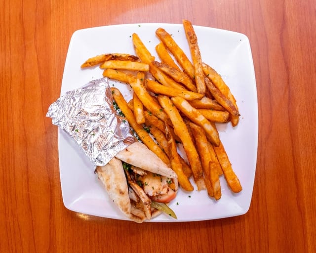 Chicken Shawarma Wrap.